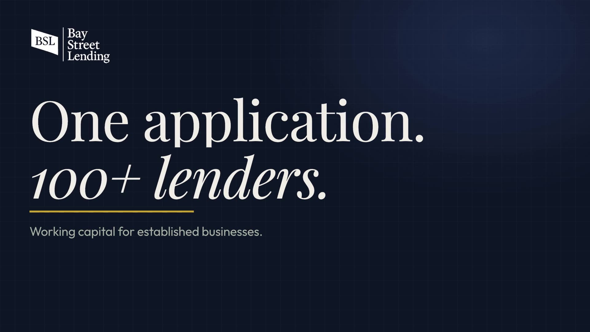 How funding works: apply, work with a dedicated advisor, compare offers from 1,800+ lenders, then choose and sign.